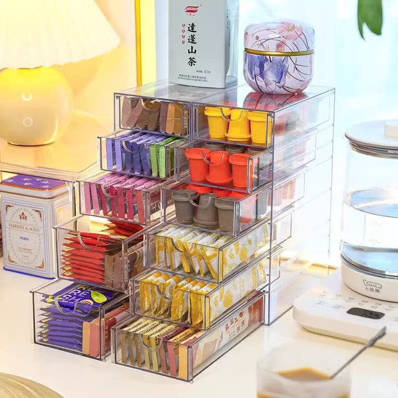 6-Drawer Clear Organizer – Keep Your Space Clean & Clutter-Free