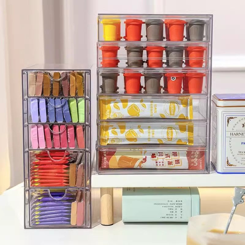 6-Drawer Clear Organizer – Keep Your Space Clean & Clutter-Free