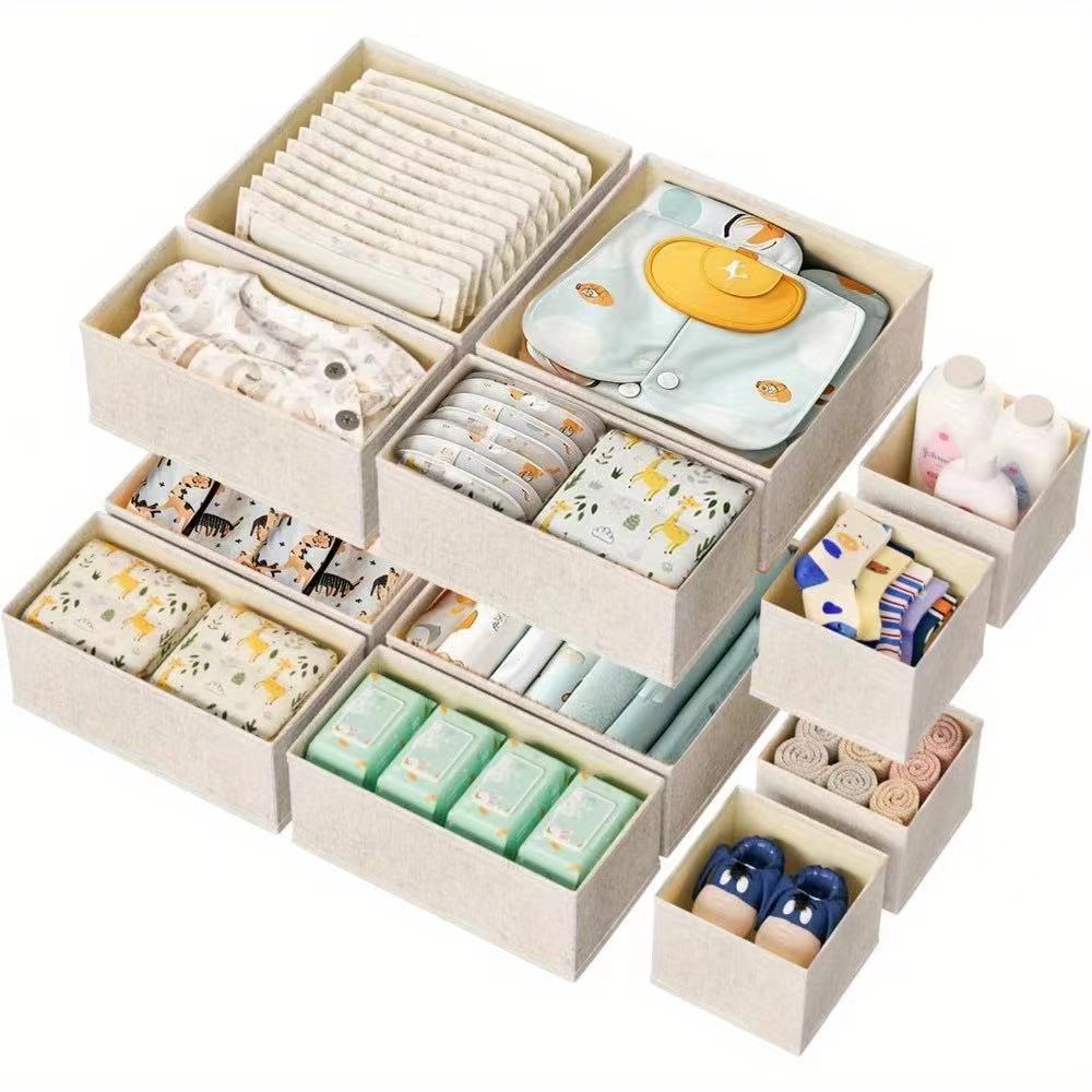 Foldable Drawer Organizer Storage Box (XS/S/M) – Closet & Underwear Storage Solution