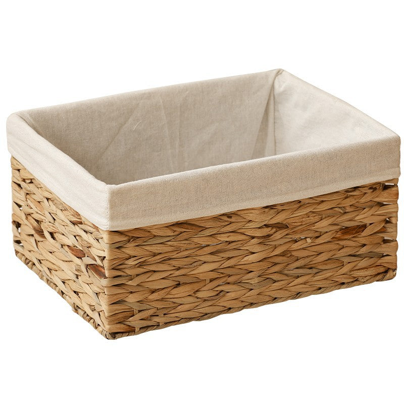 Natural Handwoven Portable Laundry Bin Basket with Carrying Handles, Household Storage for Clothes, Linens, Sheets, Toys