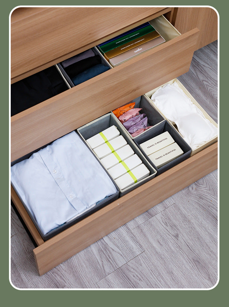 Foldable Drawer Organizer Storage Box (XS/S/M) – Closet & Underwear Storage Solution