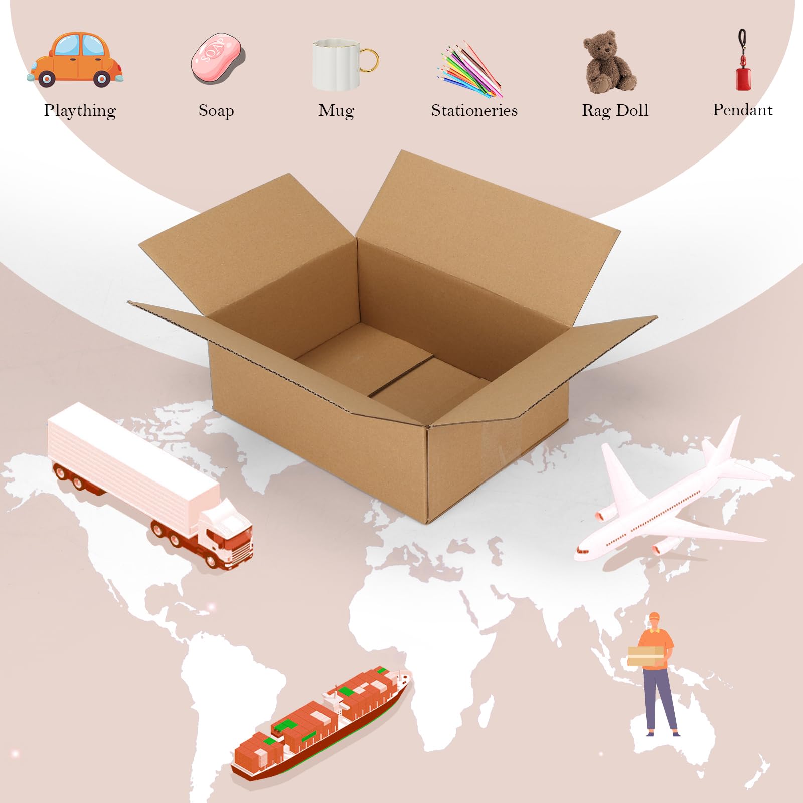 40 Pack Shipping Boxes