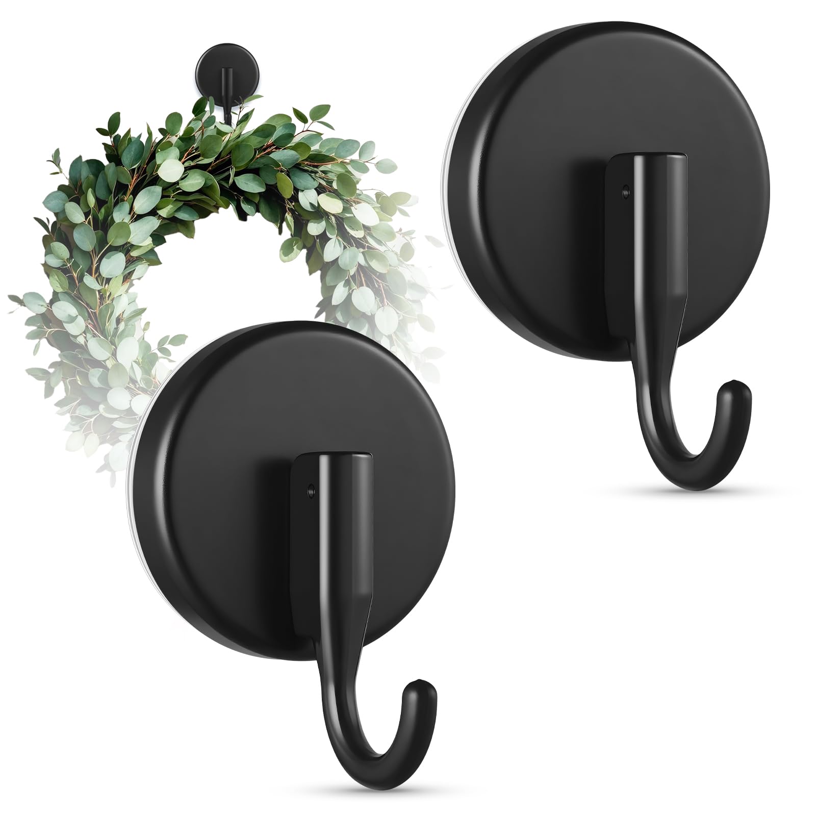 Suction-cup wreath hook