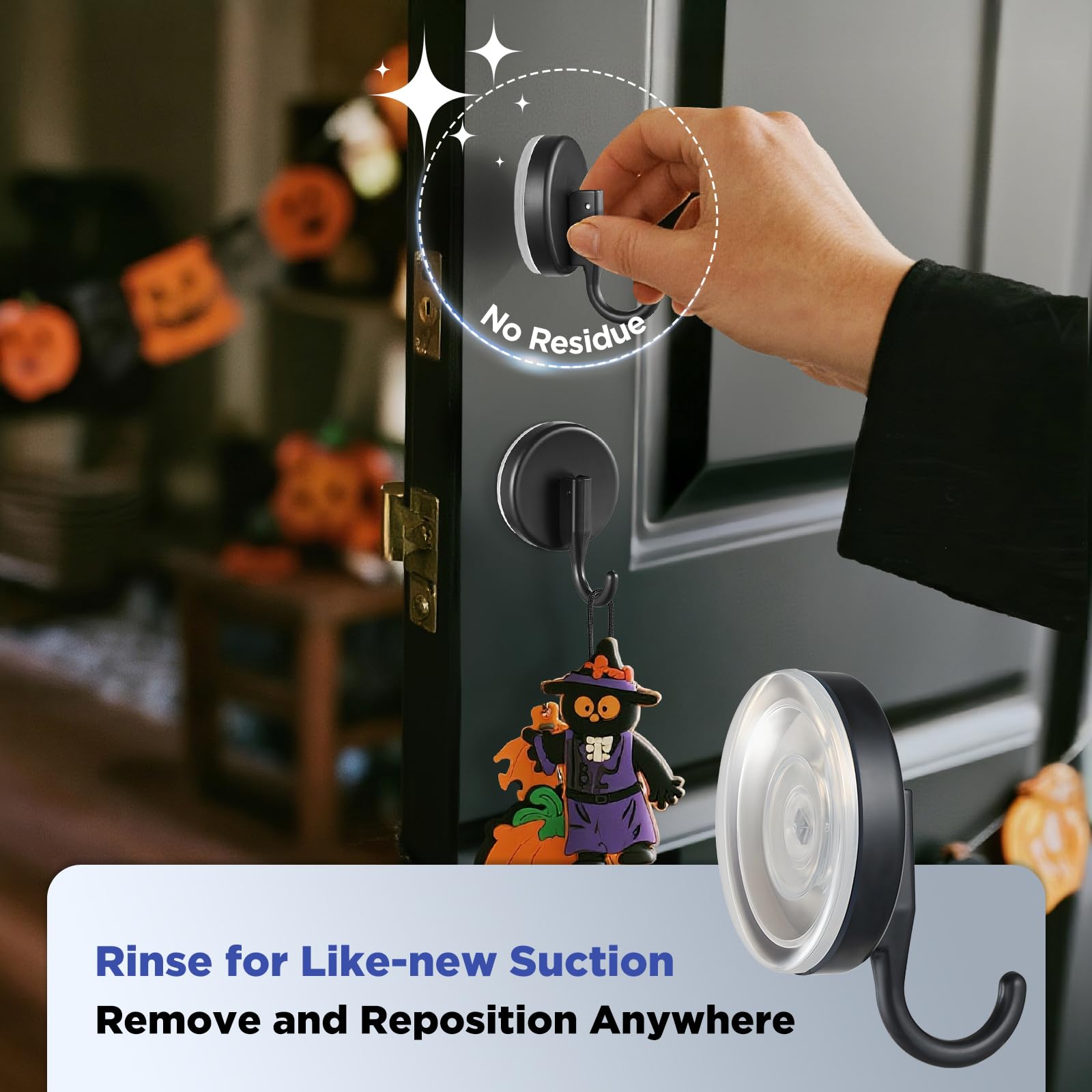Suction-cup wreath hook