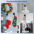 Suction-cup wreath hook