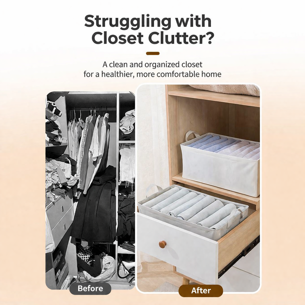 2 Openings Clothes Storage Bins with Metal Frame, Foldable Storage Bin for Clothes, Clothing Storage Bins with Lid, Linen Storage Box With Clear Window＆ Zippers＆ Durable Handles