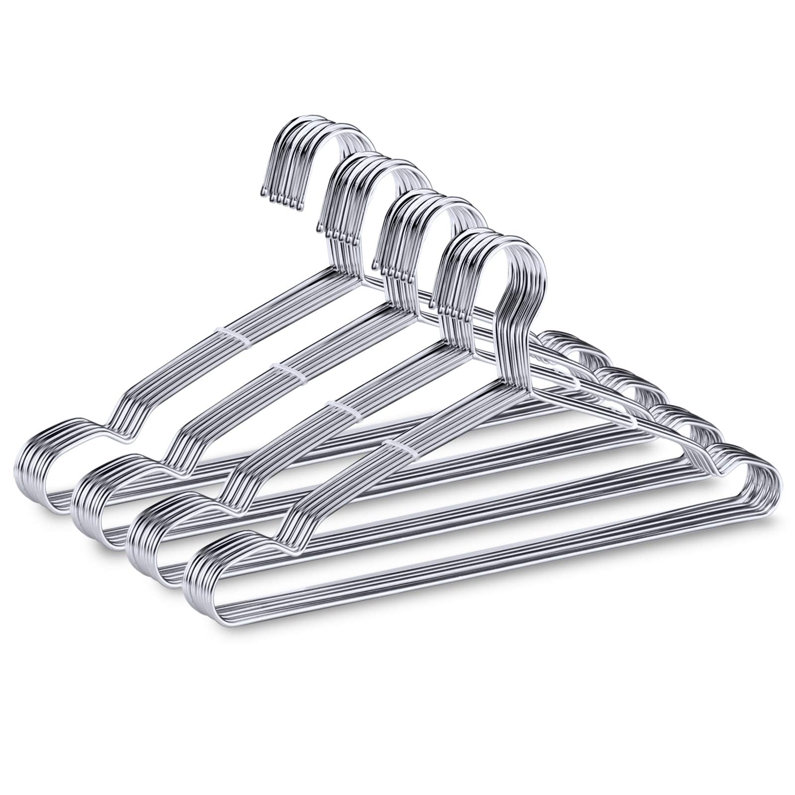 40 Pack Stainless Steel Hangers
