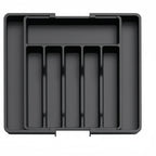 Extra Large Expandable Silverware Organizer, Kitchen Utensil Drawer Organizer, Adjustable Silverware Holder for Spoons Forks Knives