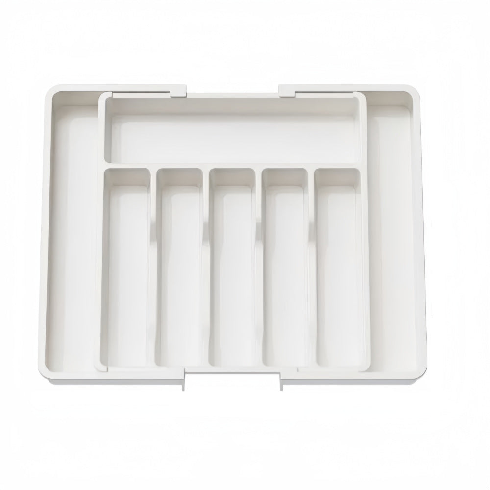 Extra Large Expandable Silverware Organizer, Kitchen Utensil Drawer Organizer, Adjustable Silverware Holder for Spoons Forks Knives