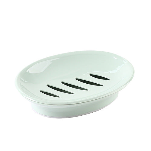 Soap Dish with Drain Plastic Sponge Holder Easy Cleaning Soap Saver Tray Caddy Keep Dry Stop Mushy for Shower Bathroom Kitchen