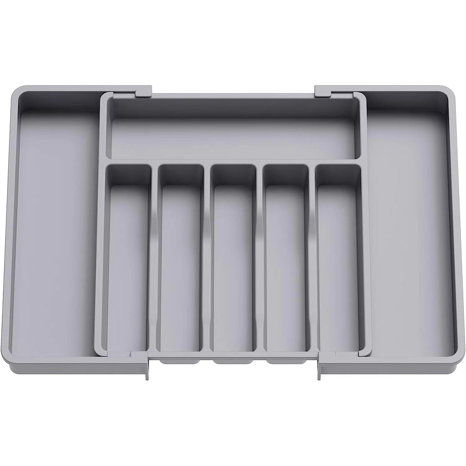 Extra Large Expandable Silverware Organizer, Kitchen Utensil Drawer Organizer, Adjustable Silverware Holder for Spoons Forks Knives
