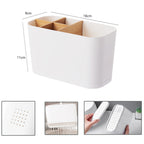 Toothbrush Holders for Bathrooms, 5 Slots Toothbrush Holder Kids Electric Toothbrush Holder and Toothpaste Holder for Bathroom Countertop Accessories Storage, Marble Toothbrush Organizer