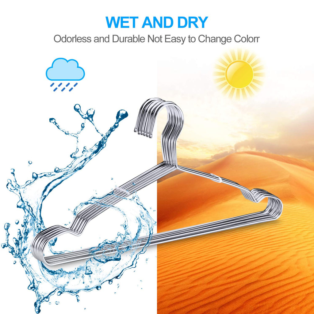 40 Pack Stainless Steel Hangers